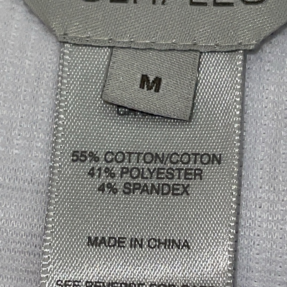 Multiples White Cotton Blend Button Down Jacket S… - image 10